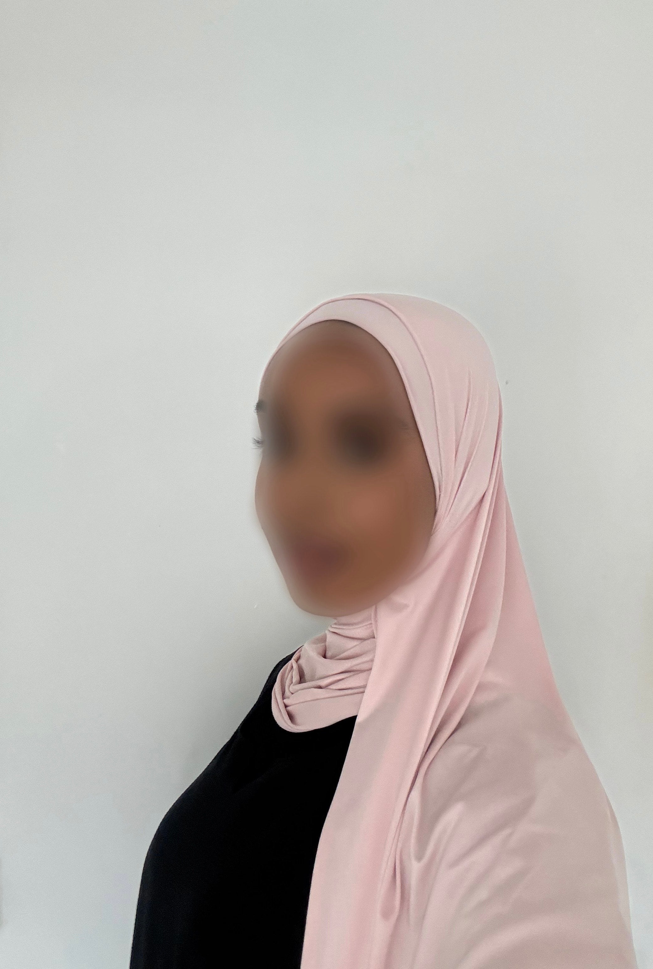 Light Pink Liquid Jersey Hijab